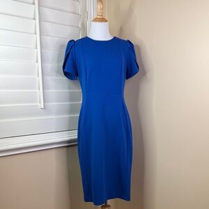 Calvin Klein Cobalt Blue Midi Dress
